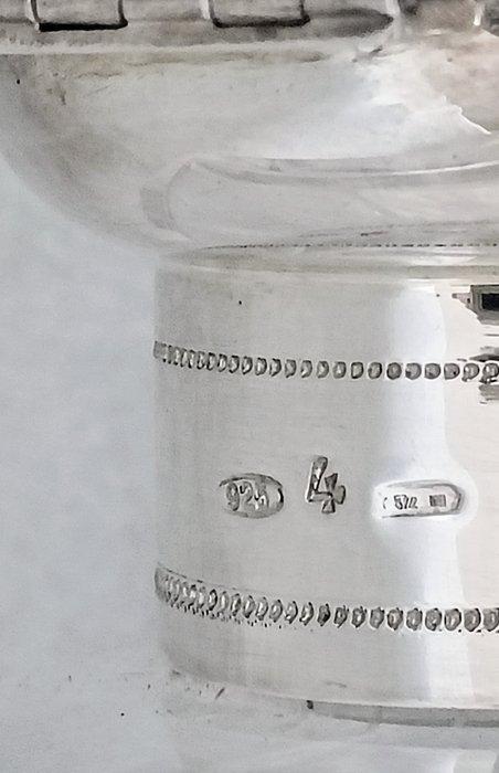 Art Deco Style Large Size - Parfumfles - .925 zilver, Antiquités & Art, Antiquités | Argent & Or