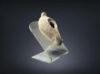 Van Jeruzalem, oud-Romeins versierd Terracotta olielamp, 3e, Antiek en Kunst