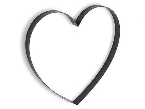 Frame plat metalen hart 30 cm *2.5 zwart metalenframe metal, Hobby & Loisirs créatifs, Bricolage