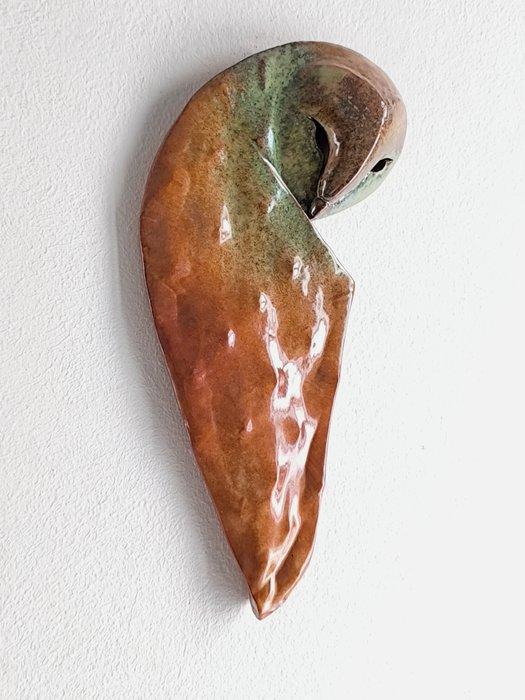 Federico Alibrio - Leaf barn owl, Antiek en Kunst, Kunst | Designobjecten