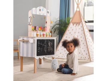 Viga Toys Houten IJskraam Inclusief Accessoires - Met, Verzenden, Zo goed als nieuw