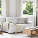 vidaXL 2-zitsbank wit 120 cm kunstleer, Huis en Inrichting, Verzenden, Nieuw