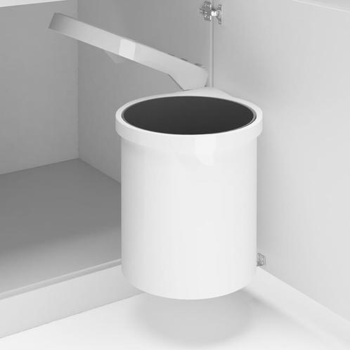 vidaXL Keukenvuilnisbak ingebouwd 12 L kunststof, Huis en Inrichting, Woonaccessoires | Prullenbakken, Nieuw, Verzenden