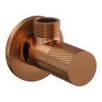 Hoekstopkraan Brauer Copper Carving Edition Koper Geborsteld, Doe-het-zelf en Bouw, Sanitair, Ophalen of Verzenden, Nieuw, Chroom