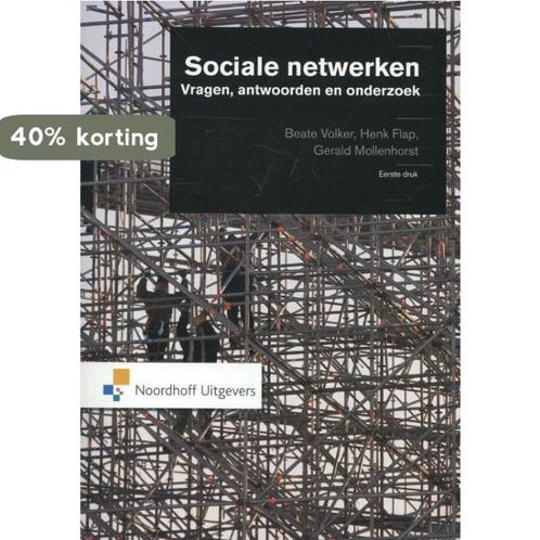 Sociale netwerken 9789001809959 Marjolein Broese van Groenou, Boeken, Politiek en Maatschappij, Zo goed als nieuw, Verzenden