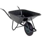 Kruiwagen gelakt 120liter landbouw met stalen velg en  geel, Tuin en Terras