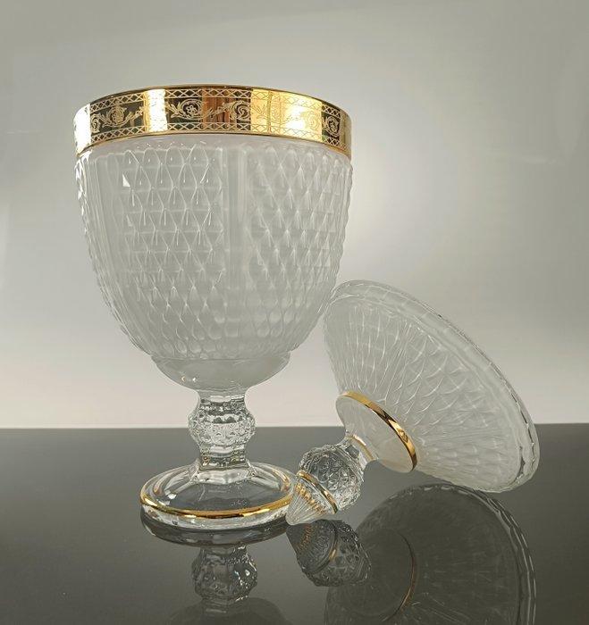 Secoloventesimo - Koekjesdoos - Wit Goud 02 Candydoos - 24, Antiek en Kunst, Antiek | Glaswerk en Kristal