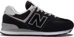 New Balance 574 Heren Sneakers - BLACK - Maat 44,5 (Overige), Verzenden