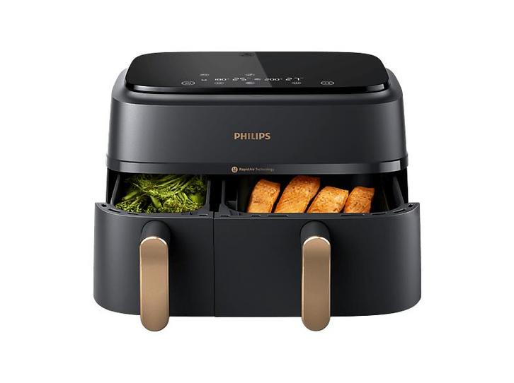 Philips -  Airfryer  - Zwart, Elektronische apparatuur, Airfryers, Airfryer, Nieuw, 1500 gram of meer, Verzenden