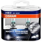 Osram HB3 Night Breaker UNLIMITED 12V 60W Set, Ophalen of Verzenden