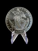 Zwitserland. Medal 1992 1 Silber unze 999. 31.1 gr (Zonder
