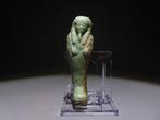 Oud-Egyptisch Faience Ushabti. Late Periode, 664 - 332