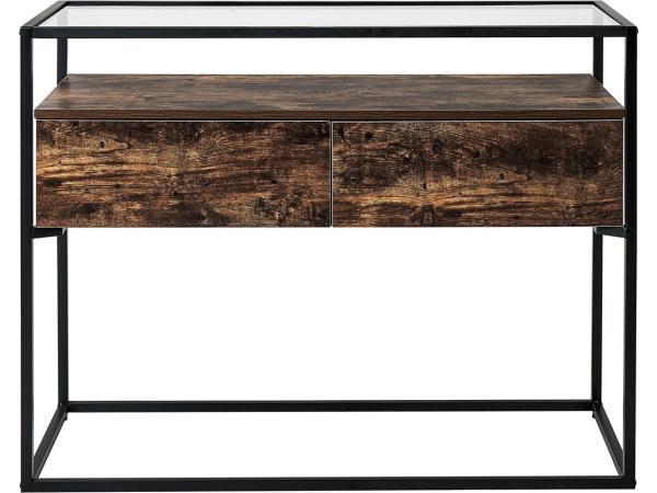 Veiling - Sidetable Echo Glas – 120×40×80, Huis en Inrichting, Tafels | Bijzettafels