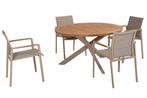 Taste by 4 Seasons Cortina tuinset latte met Prado tafel, Tuin en Terras, Nieuw