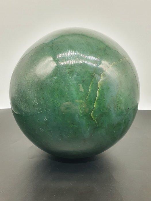 Jade Nephrite - Meesterwerk - Grote bol - Ø22cm - AAA+++, Collections, Minéraux & Fossiles