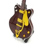 Miniatuur Gretsch Country Man gitaar met gratis standaard, Beeldje, Replica of Model, Verzenden