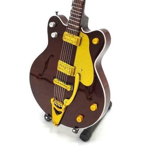 Miniatuur Gretsch Country Man gitaar met gratis standaard, Collections, Cinéma & Télévision, Envoi