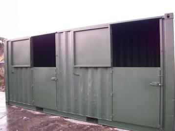 WCT Paardenstal container, Stalling