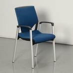 Wilkhahn vergaderstoel, blauw, 4-poot onderstel, Huis en Inrichting, Stoelen, Ophalen of Verzenden, Gebruikt