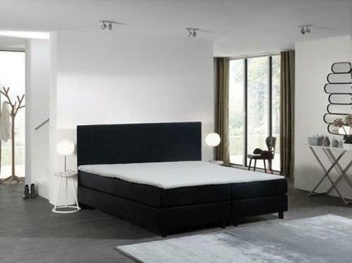 Boxspring Bravo 70 x 200 Stof Antraci €209,- *Outlet*, Maison & Meubles, Chambre à coucher | Lits boxsprings