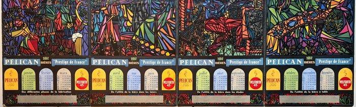 Pélican Pelforth x Sylvie Robin Paris - POS (reclameobject, Antiek en Kunst, Kunst | Tekeningen en Fotografie