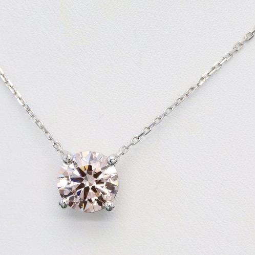 Sans Prix de Réserve - Chaîne - 18 carats Or blanc - 1.00ct., Handtassen en Accessoires, Antieke sieraden