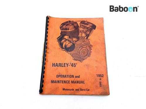 Livret dinstructions Harley-Davidson Big Twins 1937-1957, Motoren, Onderdelen | Harley-Davidson, Verzenden