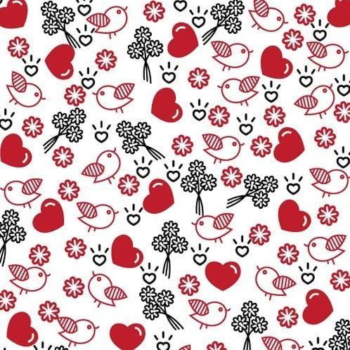 Cellofaanfolie bloemenfolie inpakfolie tweet hearts red, Huis en Inrichting, Woonaccessoires | Kunstplanten en Kunstbloemen, Nieuw