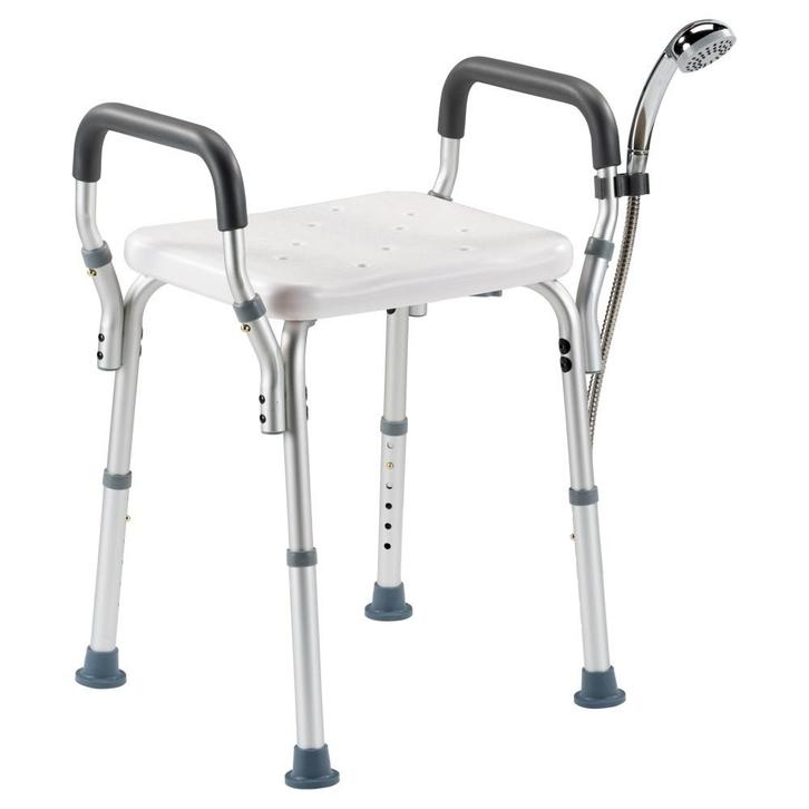 Douchekruk met armsteunen en douchekophouder, Diversen, Verpleegmiddelen, Ophalen of Verzenden