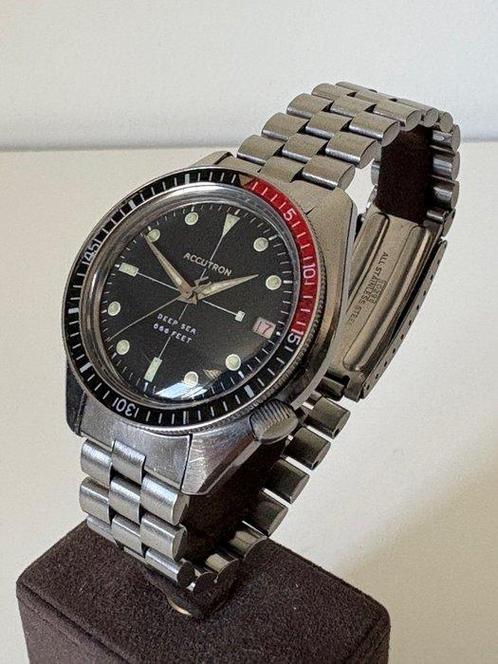 Bulova - Accutron - Deep Sea - 666 feet Devil Diver -, Handtassen en Accessoires, Horloges | Heren