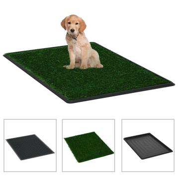 vidaXL Huisdierentoiletten 2 st met bak en kunstgras 76x51x3 beschikbaar voor biedingen