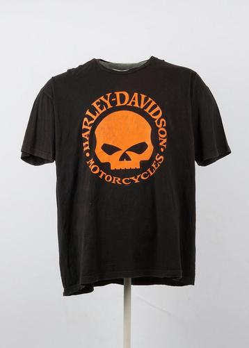 Vintage Harley-Davidson T-Shirt in Black Color Size XXL beschikbaar voor biedingen