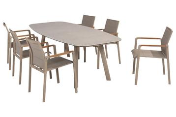 Taste by 4 Seasons Cortina tuinset latte met Manolo tafel |