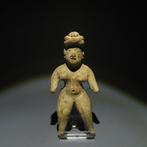 Olmeca, Mexico, Las Bocas Terracotta Figuur. 1200-600 v.Chr., Verzamelen
