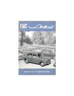 1953 FIAT 1100 INSTRUCTIEBOEKJE FRANS