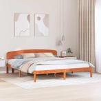 vidaXL Bedframe met hoofdeinde Bruin 180 x 200 cm Massief, Verzenden, Nieuw