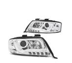 Phares Led Pour Audi A6 97-01 Tru Drl Chromé, Auto-onderdelen, Verlichting, Verzenden, Nieuw