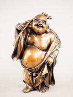 Hotei  grote maat Een van de Zeven Geluksgoden - Brons -, Antiek en Kunst