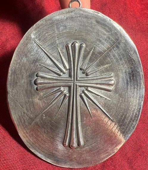 Reliquaire - Argent 900 - 1850-1900 - Sainte Croix de Jésus, Antiek en Kunst, Kunst | Niet-Westerse kunst
