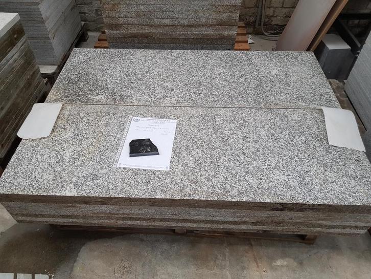 Dalles Gris Cenza 145x52x3 cm 12 m² liquidation stock, Bricolage & Construction, Dalles & Carrelages, Carrelage de sol, Neuf, Granit