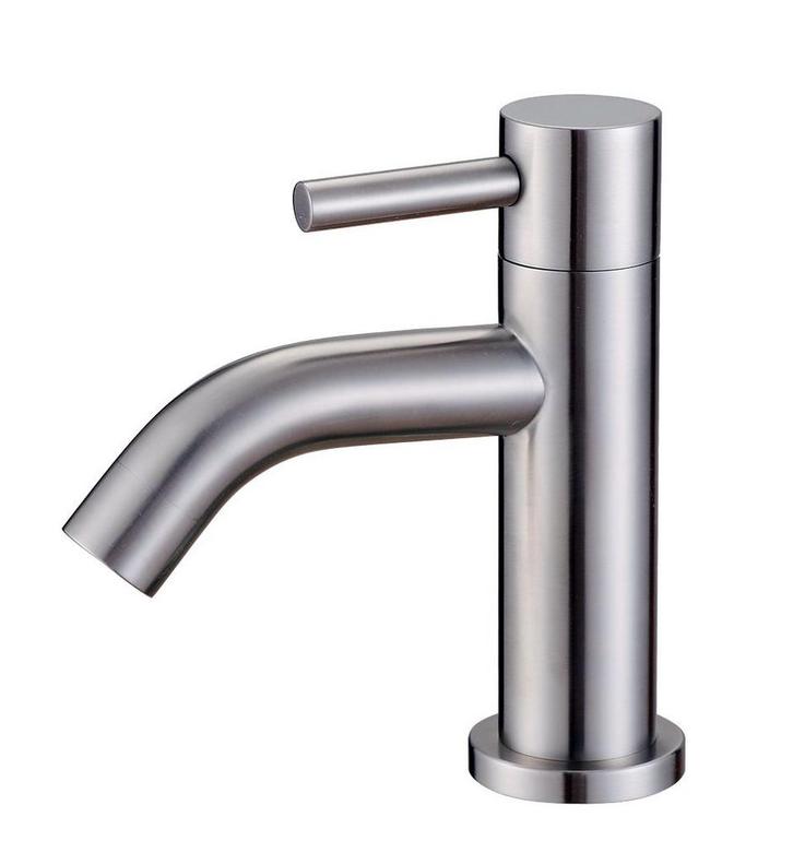 Wiesbaden 304-Verona RVS toiletkraan 1/2 gebogen uitloop, Bricolage & Construction, Sanitaire, Enlèvement ou Envoi