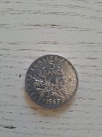 Frankrijk. 5 Francs 1961/1967 Semeuse (lot de 3 monnaies en