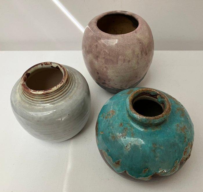 Pieter Groeneveldt en Mobach(2) - Vaas (3) - Aardewerk, Antiek en Kunst, Antiek | Glaswerk en Kristal