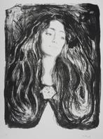 Edvard Munch (1863-1944) - Broche, Eva Mudocci, Antiek en Kunst