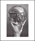 M.C. Escher - “Hand with Sphere, 1935”. Gedateerd en
