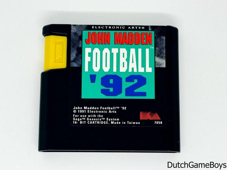 Sega Genesis / Megadrive - John Madden Football 92, Games en Spelcomputers, Games | Sega, Gebruikt, Verzenden