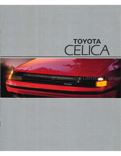 1986 TOYOTA CELICA BROCHURE NEDERLANDS, Livres, Autos | Brochures & Magazines