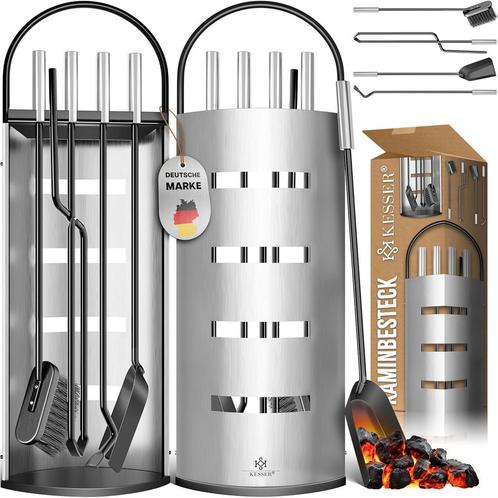 KESSER® Haardaccessoires, 5-delige haardbestek, modern desig, Huis en Inrichting, Overige Huis en Inrichting, Verzenden