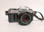 Canon AE 1 + 50 mm 1,8+135 mm 3,5 Analoge camera, Audio, Tv en Foto, Nieuw