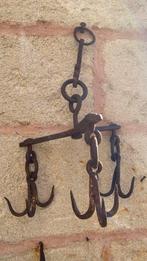 Rek (2) - Smeedijzer - putborstel, Antiek en Kunst